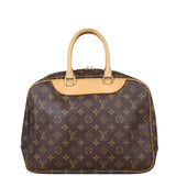 Louis Vuitton Deauville Bowling Vanity Monogram Back