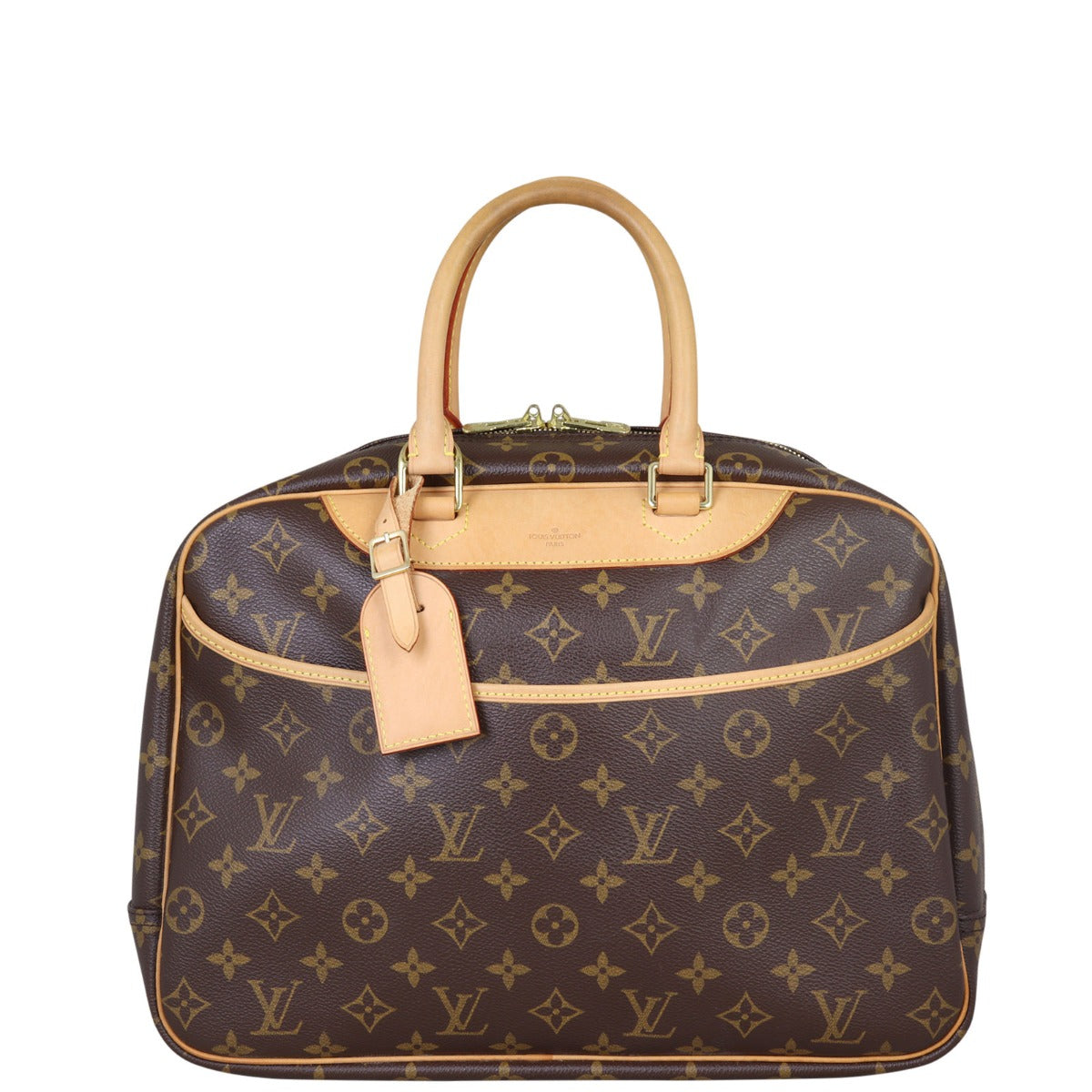 Louis Vuitton Deauville Bowling Vanity Monogram Front