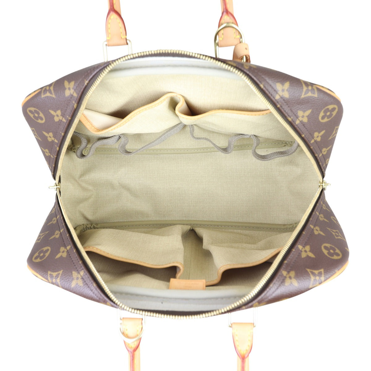 Louis Vuitton Deauville Bowling Vanity Monogram Whole Interior