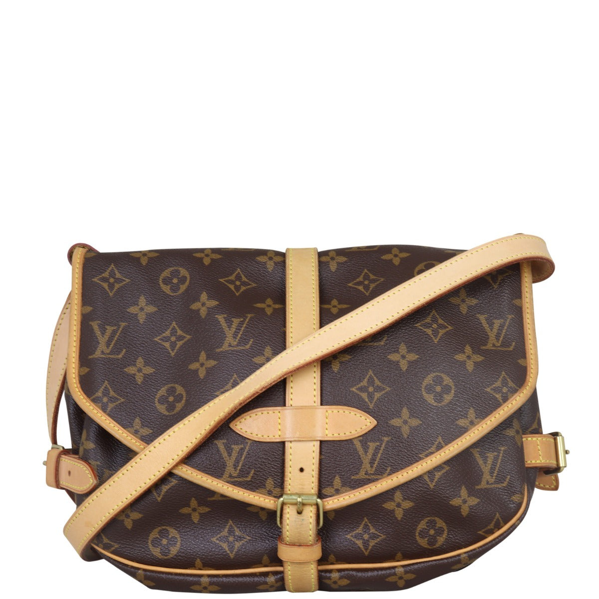 Louis Vuitton Saumur 30 Monogram Front With Strap