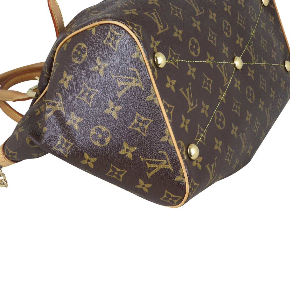 Louis Vuitton Tivoli GM Monogram Corner Close Up