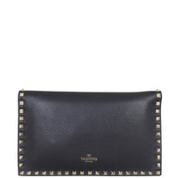 Valentino Rockstud Wristlet Flap Clutch Front