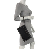 Valentino Rockstud Wristlet Flap Clutch Mannequin