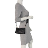 Prada Saffiano Zip Crossbody Bag Whole Interior