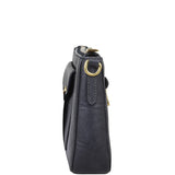 Prada Saffiano Zip Crossbody Bag Side