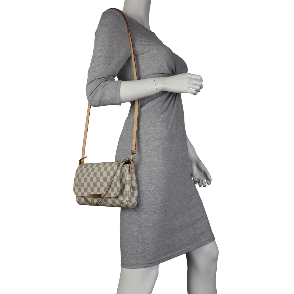 Louis Vuitton Favorite MM Damier Azur Mannequin