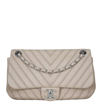 Chanel Stud Wars Chevron Flap Bag Front
