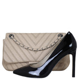 Chanel Stud Wars Chevron Flap Bag Shoe