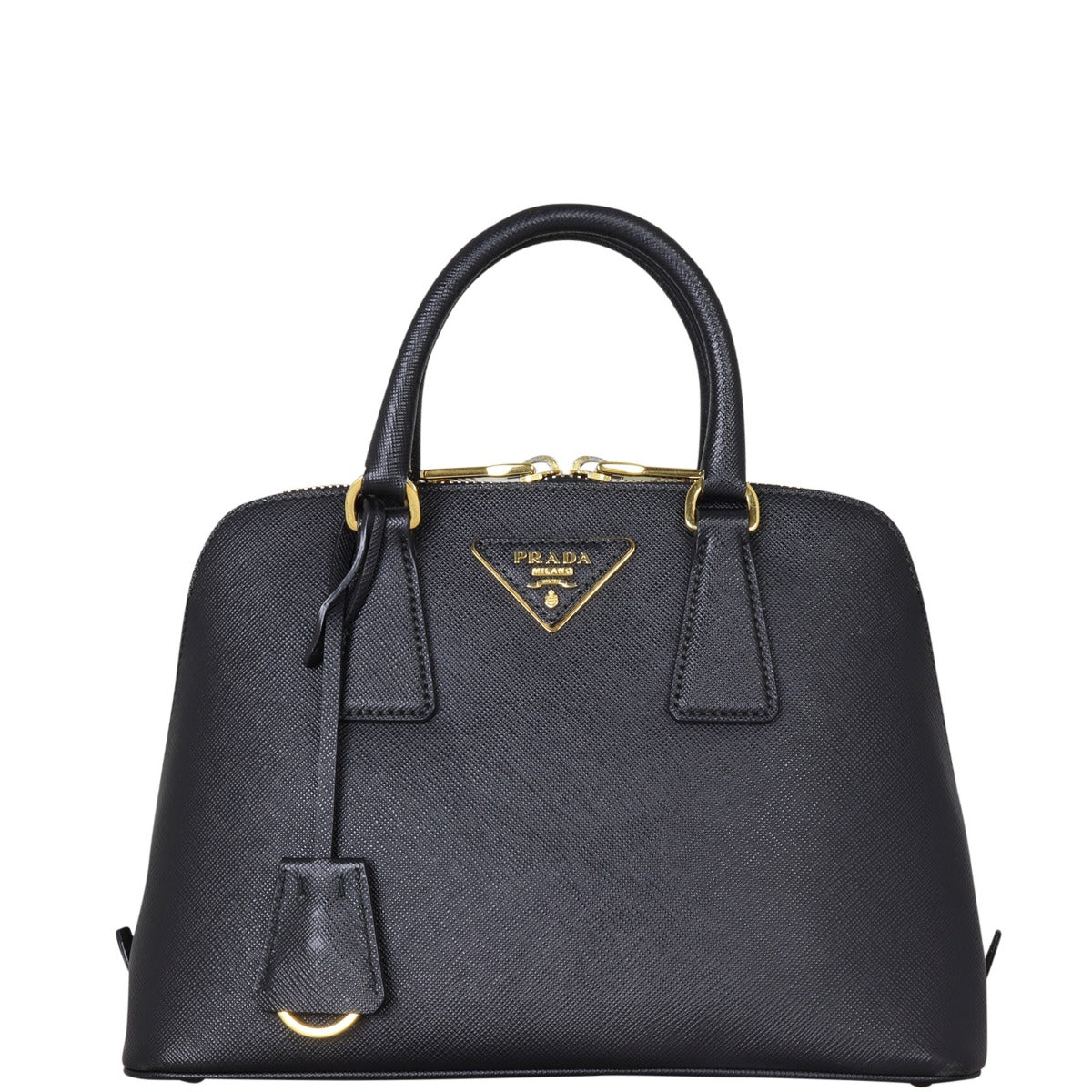 Prada Saffiano Lux Promenade Mini Front