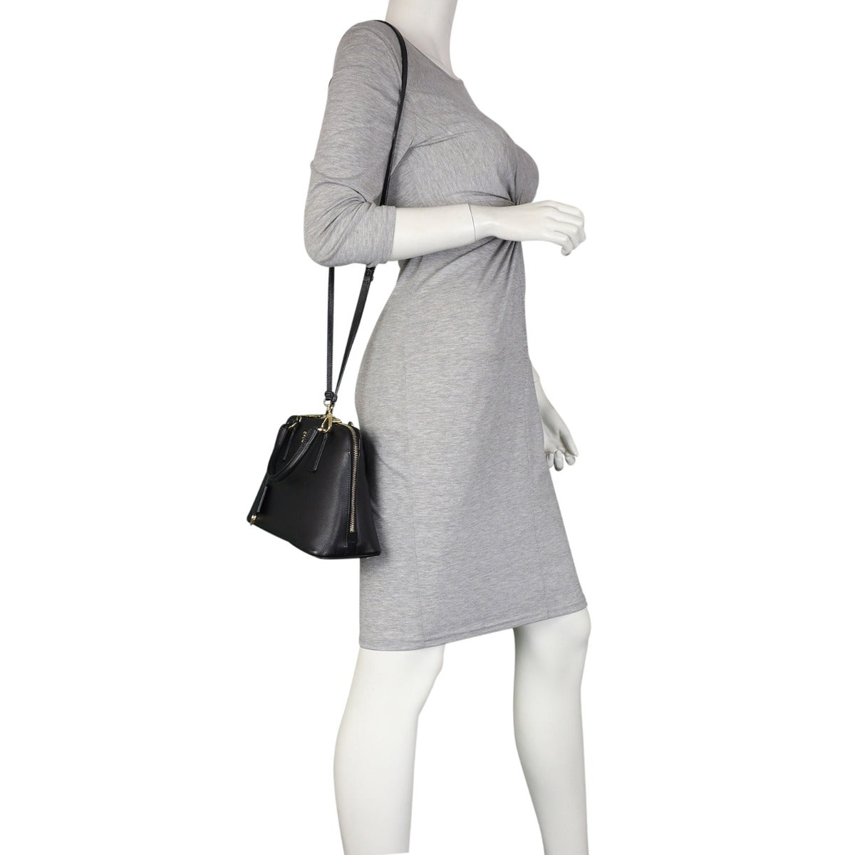 Prada Saffiano Lux Promenade Mini Mannequin