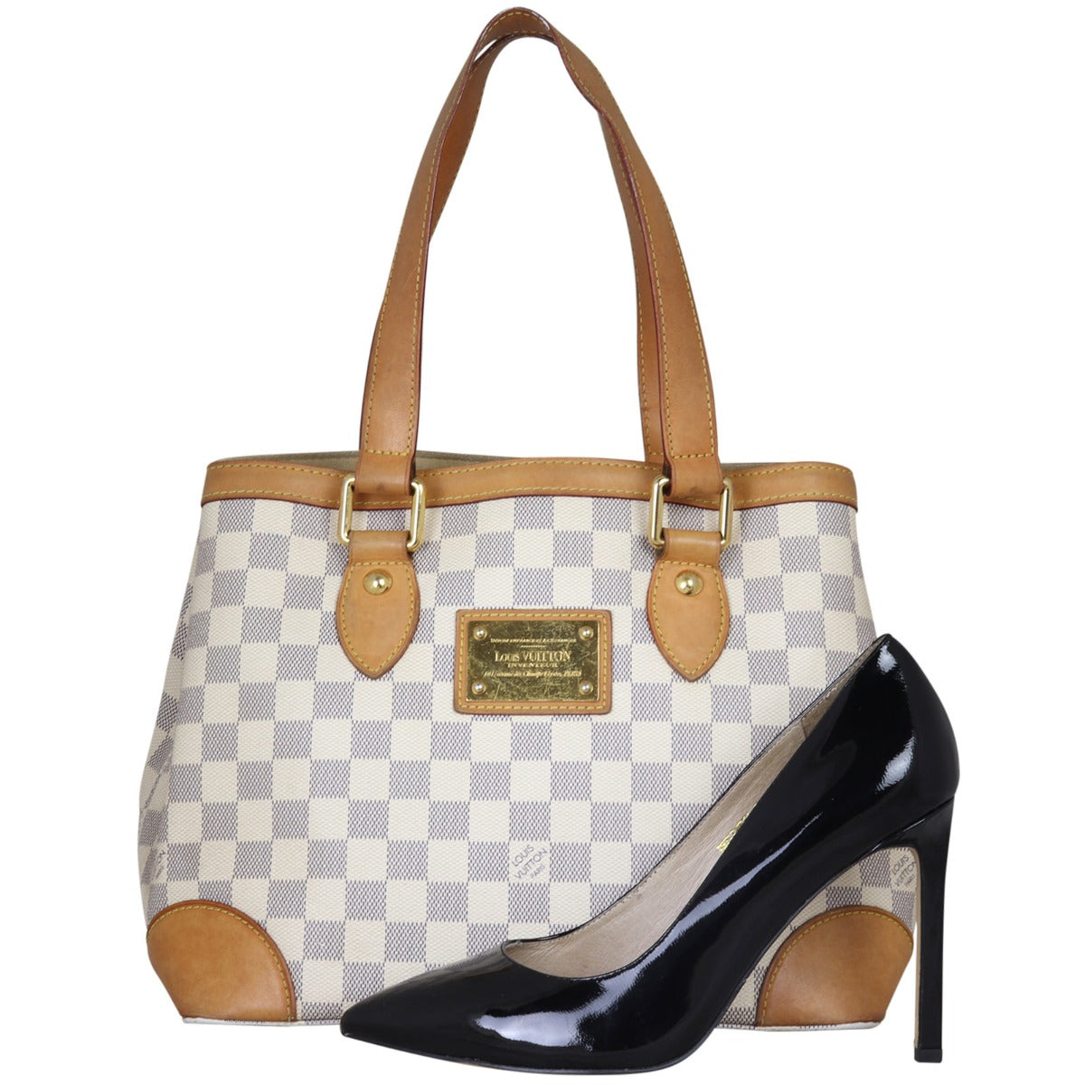 Louis Vuitton Hampstead PM Damier Azur Shoe