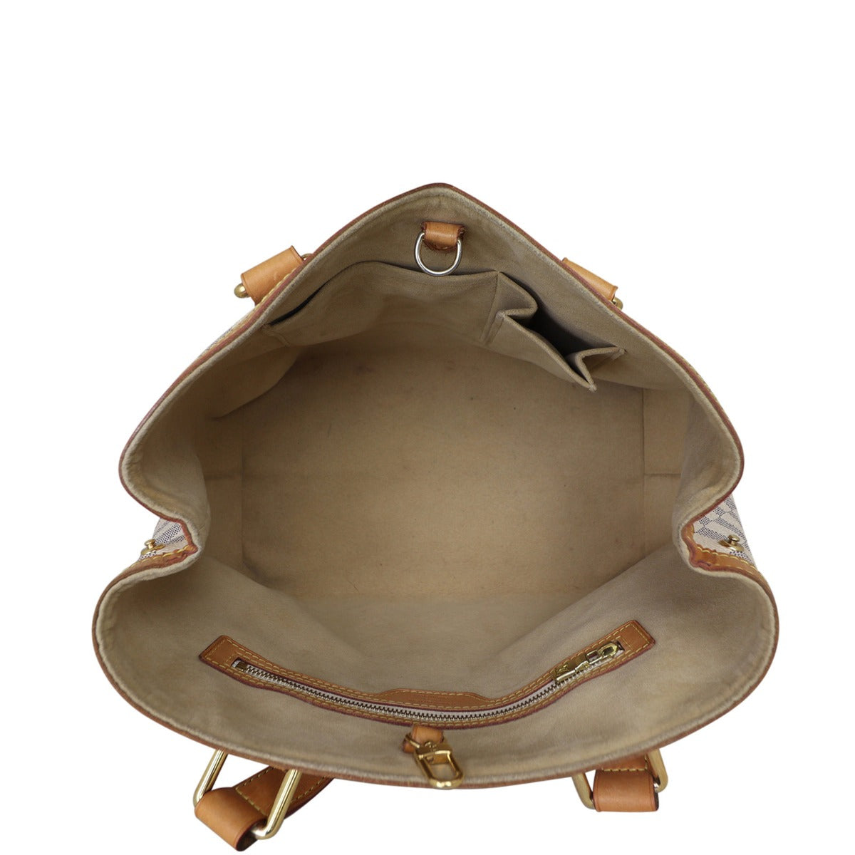 Louis Vuitton Hampstead PM Damier Azur Whole Interior