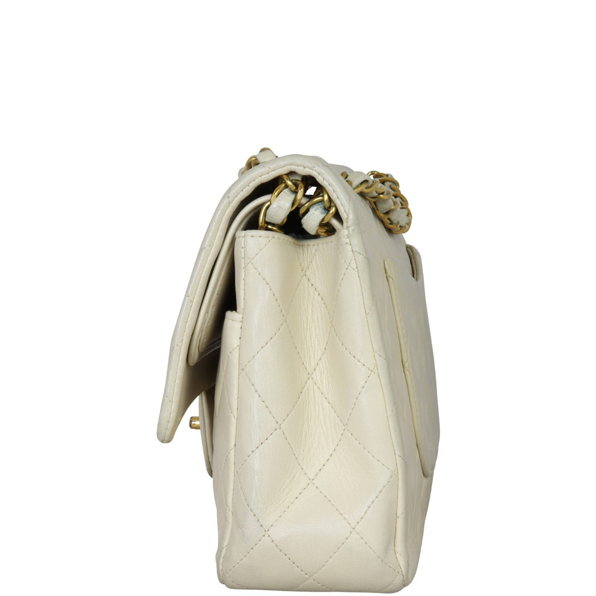 Chanel Classic Double Flap Medium (vintage) Side