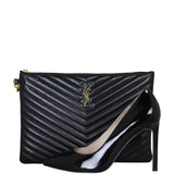 Saint Laurent Monogram Matelasse Tablet Pouch Shoe