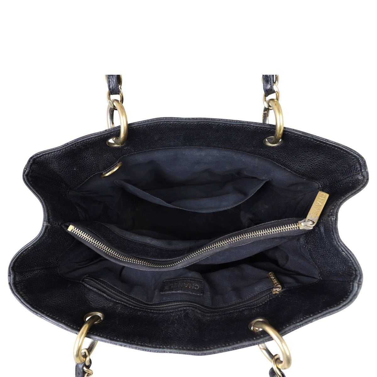 Chanel Grand Shopping Tote Whole Interior