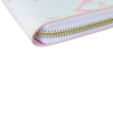 Louis Vuitton Zippy Wallet Spring in the City Monogram Sunrise Corner Close Up