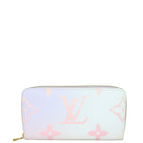 Louis Vuitton Zippy Wallet Spring in the City Monogram Sunrise Back