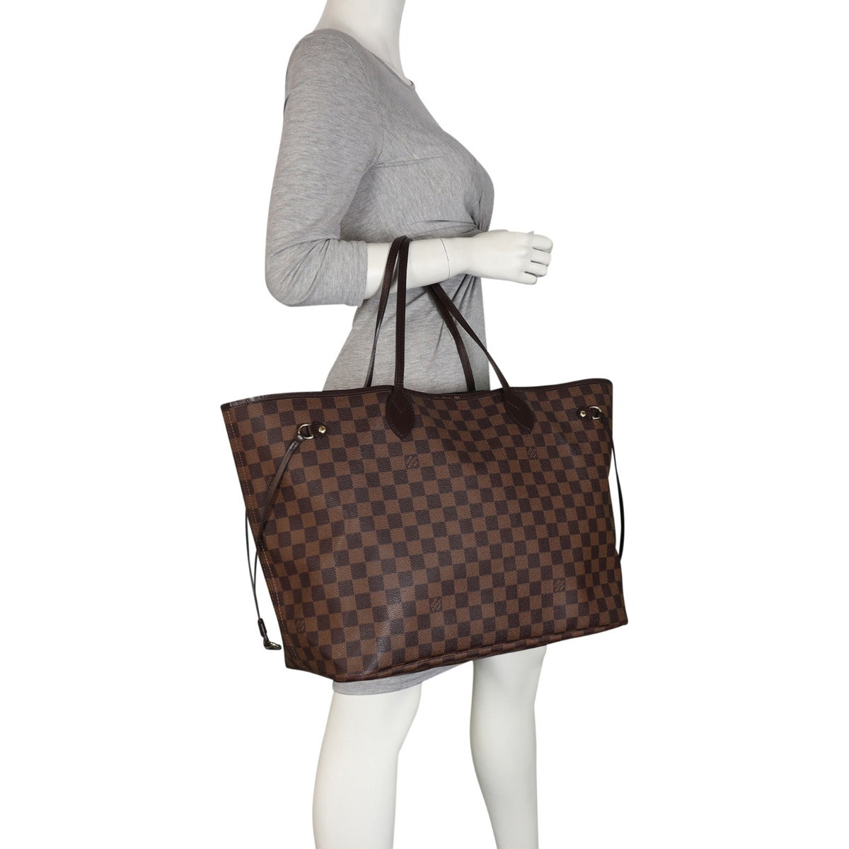 Louis Vuitton Neverfull GM Damier Ebene Mannequin