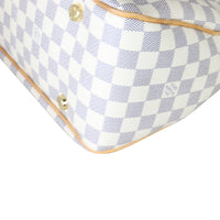 Louis Vuitton Figheri PM Damier Azur Corner Close Up