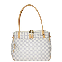 Louis Vuitton Figheri PM Damier Azur Front