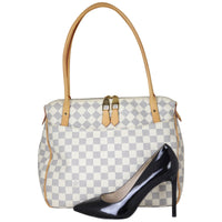 Louis Vuitton Figheri PM Damier Azur Shoe