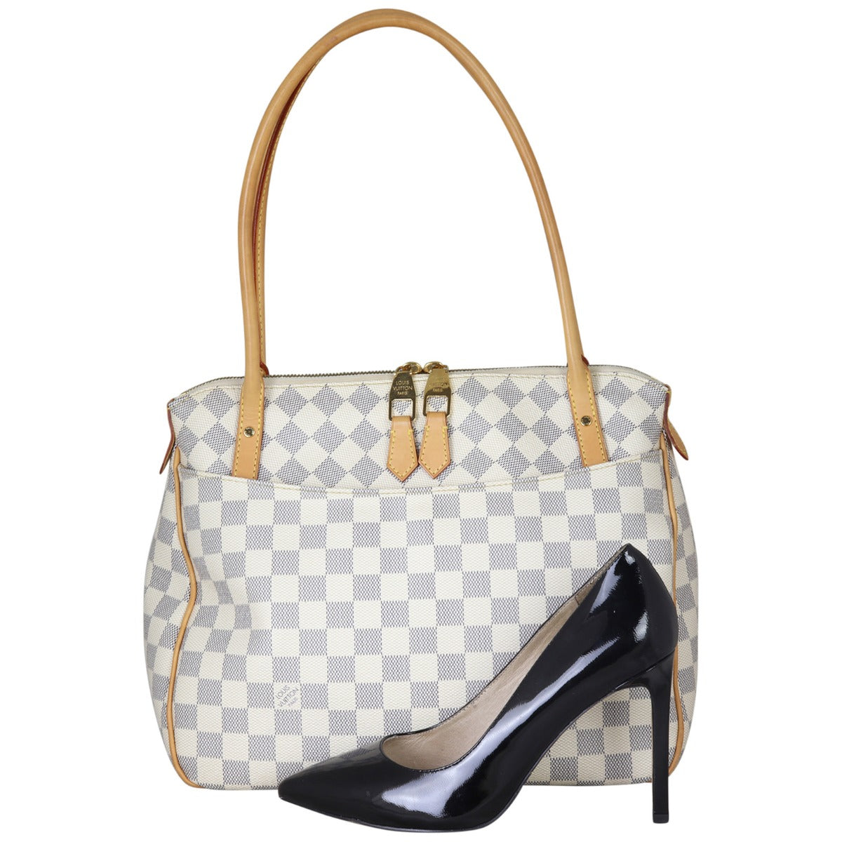 Louis Vuitton Figheri PM Damier Azur Shoe