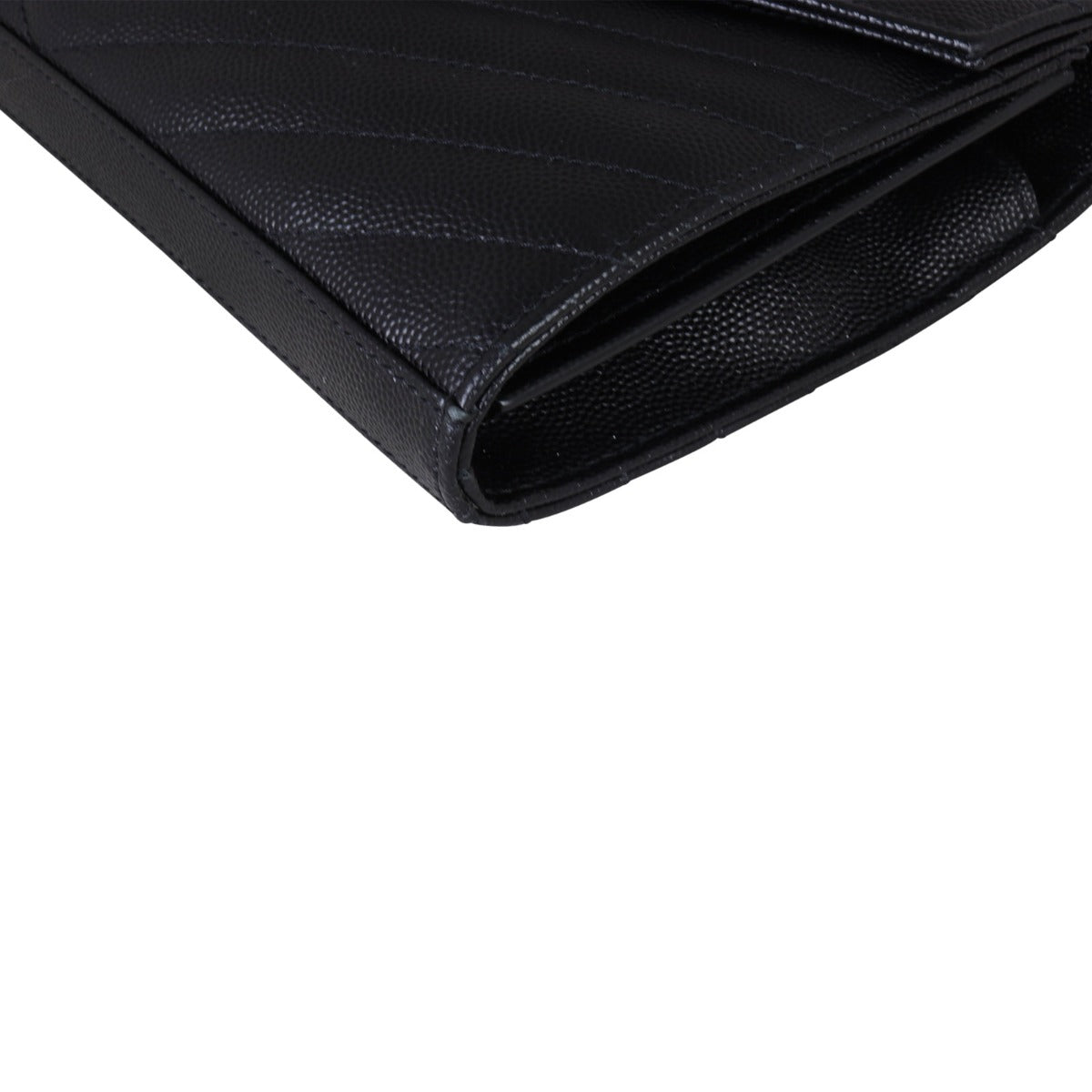 Saint Laurent Cassandre Chain Wallet Corner Close Up