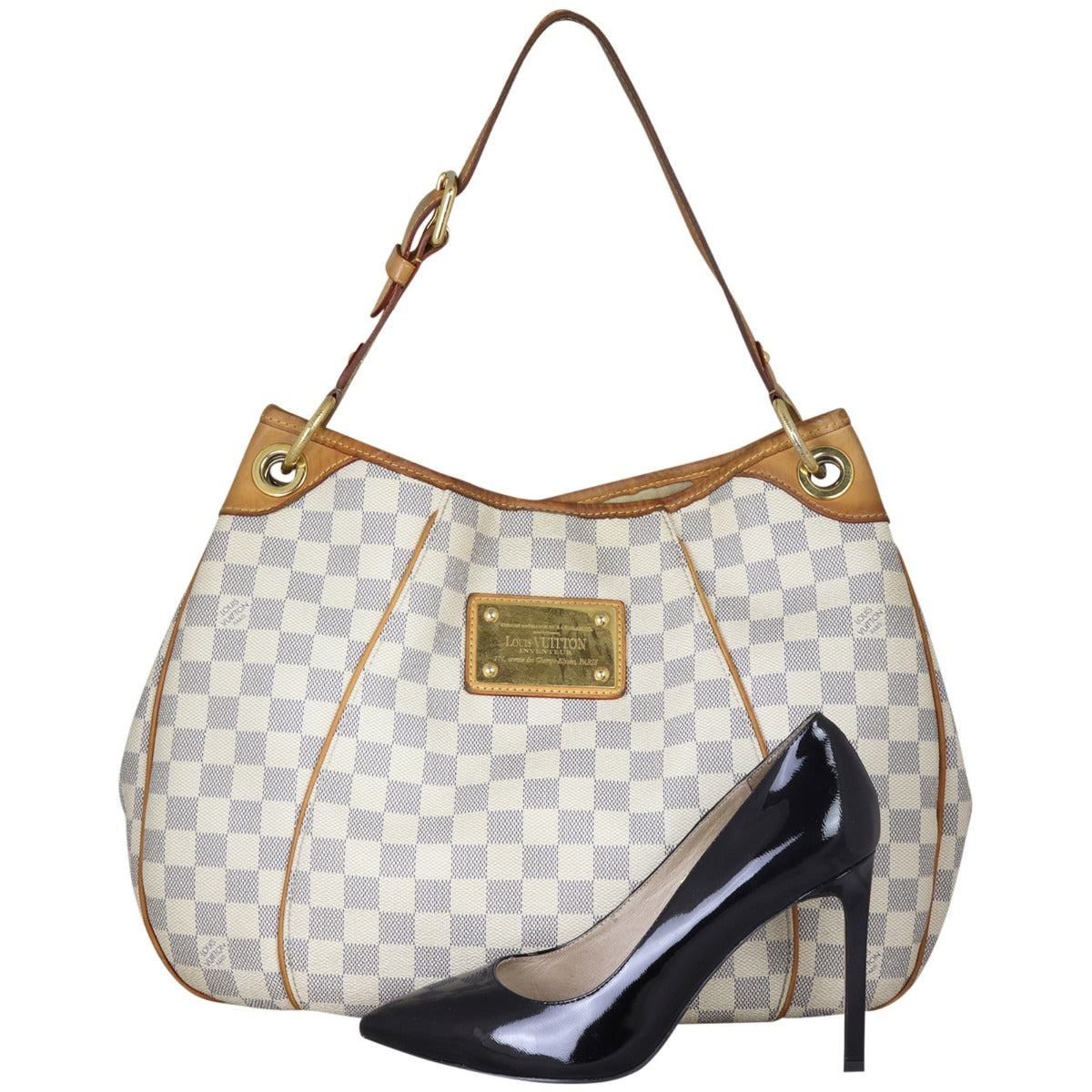 Louis Vuitton Galliera GM Damier Azur Shoe