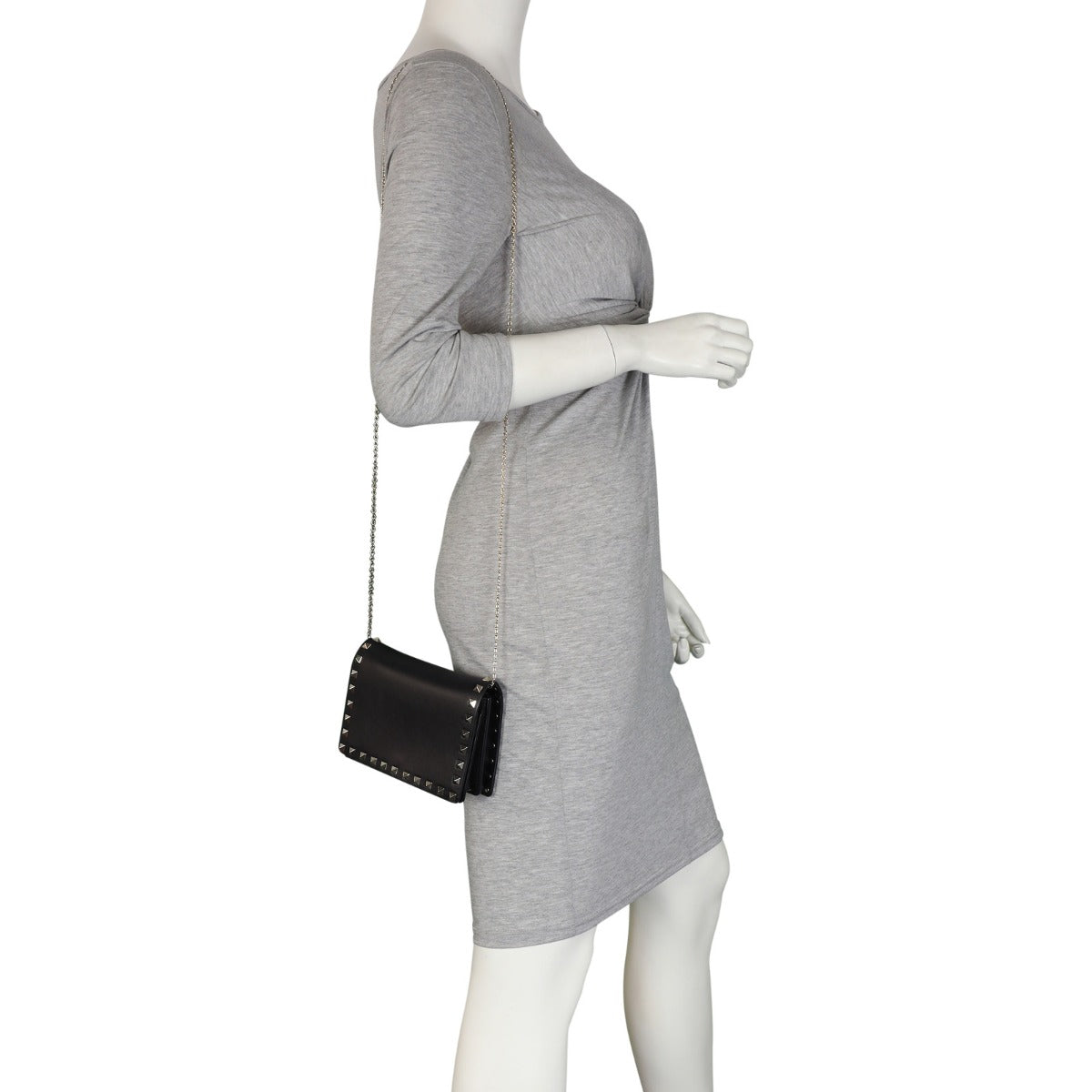 Valentino Rockstud Chain Pouch  Mannequin
