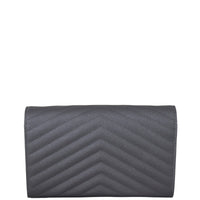 Saint Laurent Envelope Chain Wallet Back