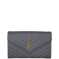 Saint Laurent Envelope Chain Wallet Front