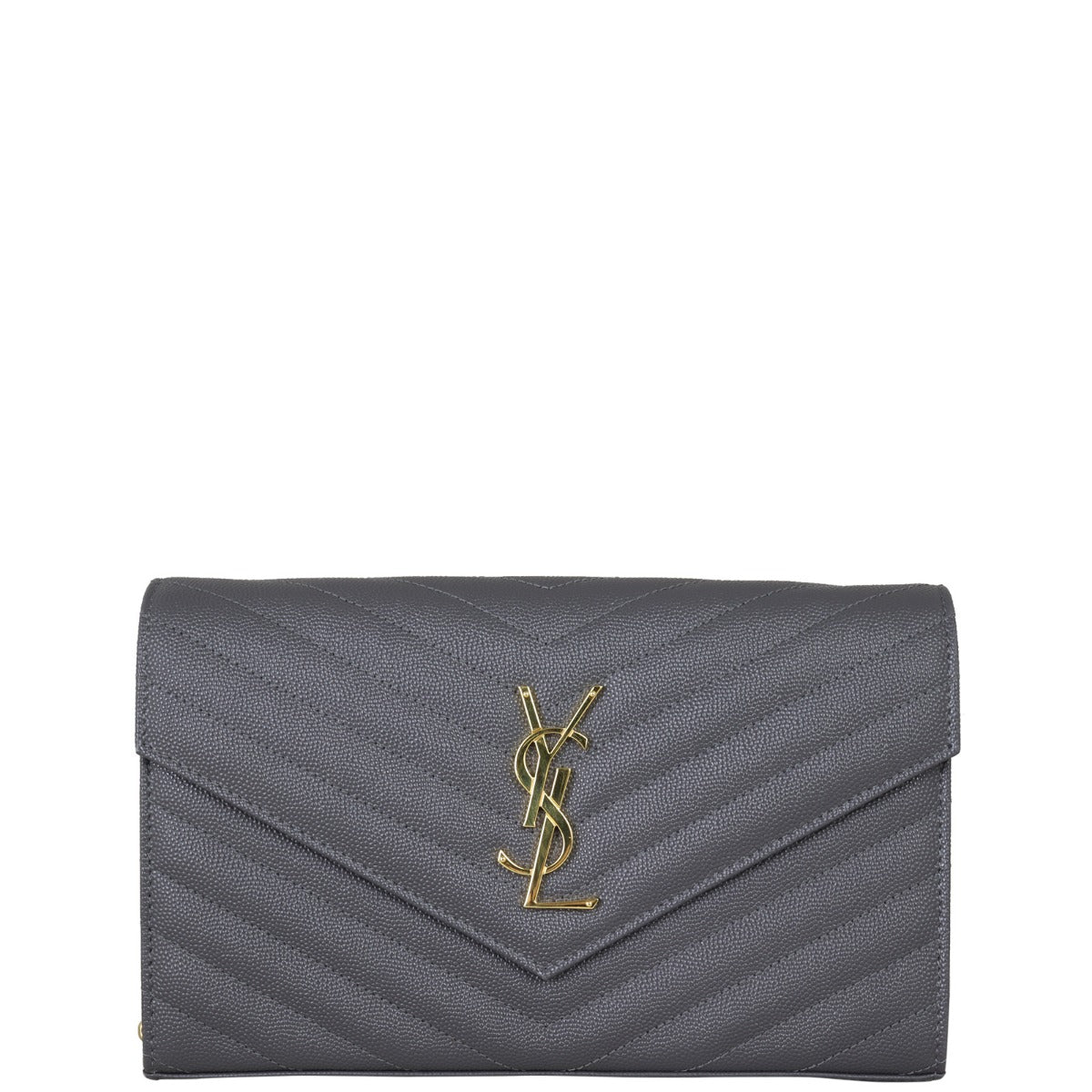 Saint Laurent Envelope Chain Wallet Front