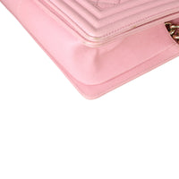 Chanel Boy Old Medium Corner Close Up