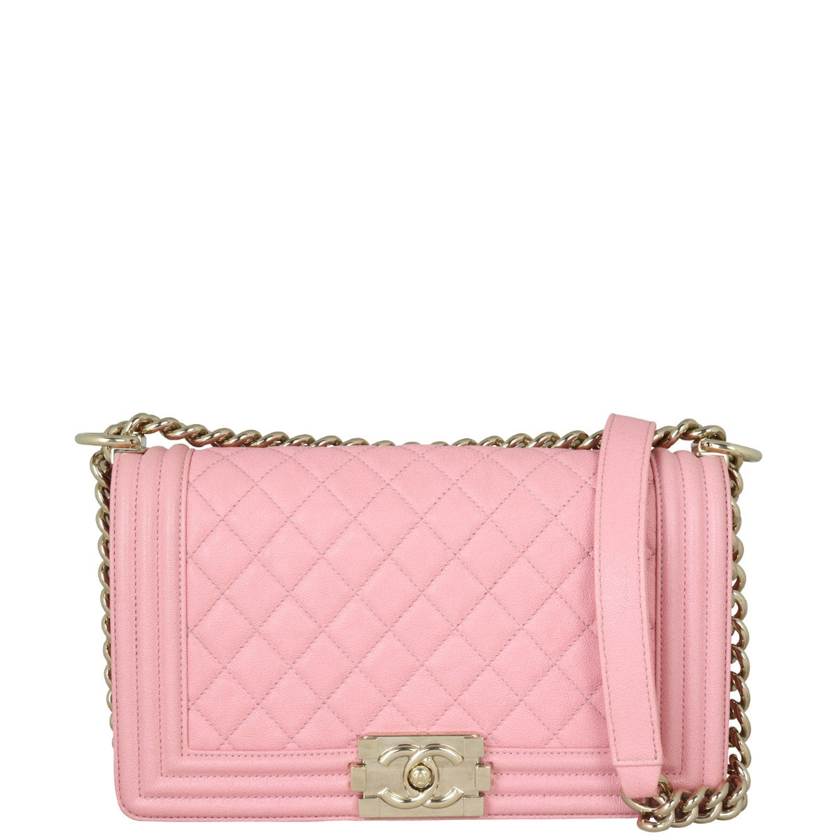 Chanel Boy Old Medium Front With Strap