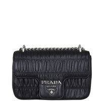Prada Nappa Gaufre Crossbody Front