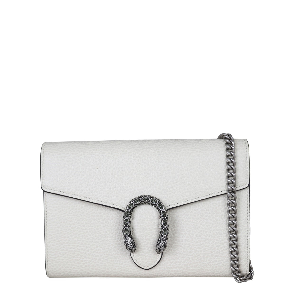 Gucci Dionysus Mini Leather Chain Wallet Front With Chain