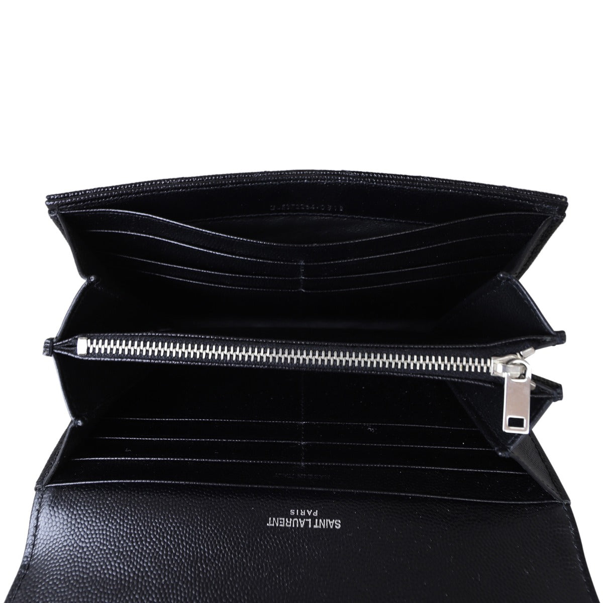 Saint Laurent Cassandre Large Flap Wallet Whole Interior