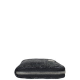 Chanel Iridescent Zip Around Wallet Side