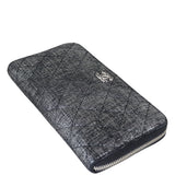 Chanel Iridescent Zip Around Wallet Corner