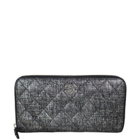 Chanel Iridescent Zip Around Wallet Front 