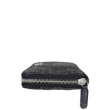 Chanel Iridescent Zip Around Wallet Side
