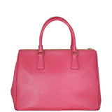 Prada Saffiano Lux Galleria Double Zip Tote Medium back
