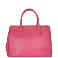 Prada Saffiano Lux Galleria Double Zip Tote Medium back