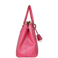 Prada Saffiano Lux Galleria Double Zip Tote Medium Side