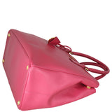 Prada Saffiano Lux Galleria Double Zip Tote Medium Corner Distance