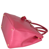 Prada Saffiano Lux Galleria Double Zip Tote Medium Corner Distance