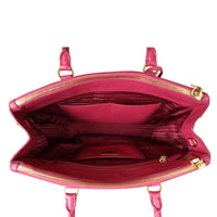 Prada Saffiano Lux Galleria Double Zip Tote Medium Whole Interior