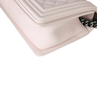 Chanel Boy Old Medium Corner Close Up