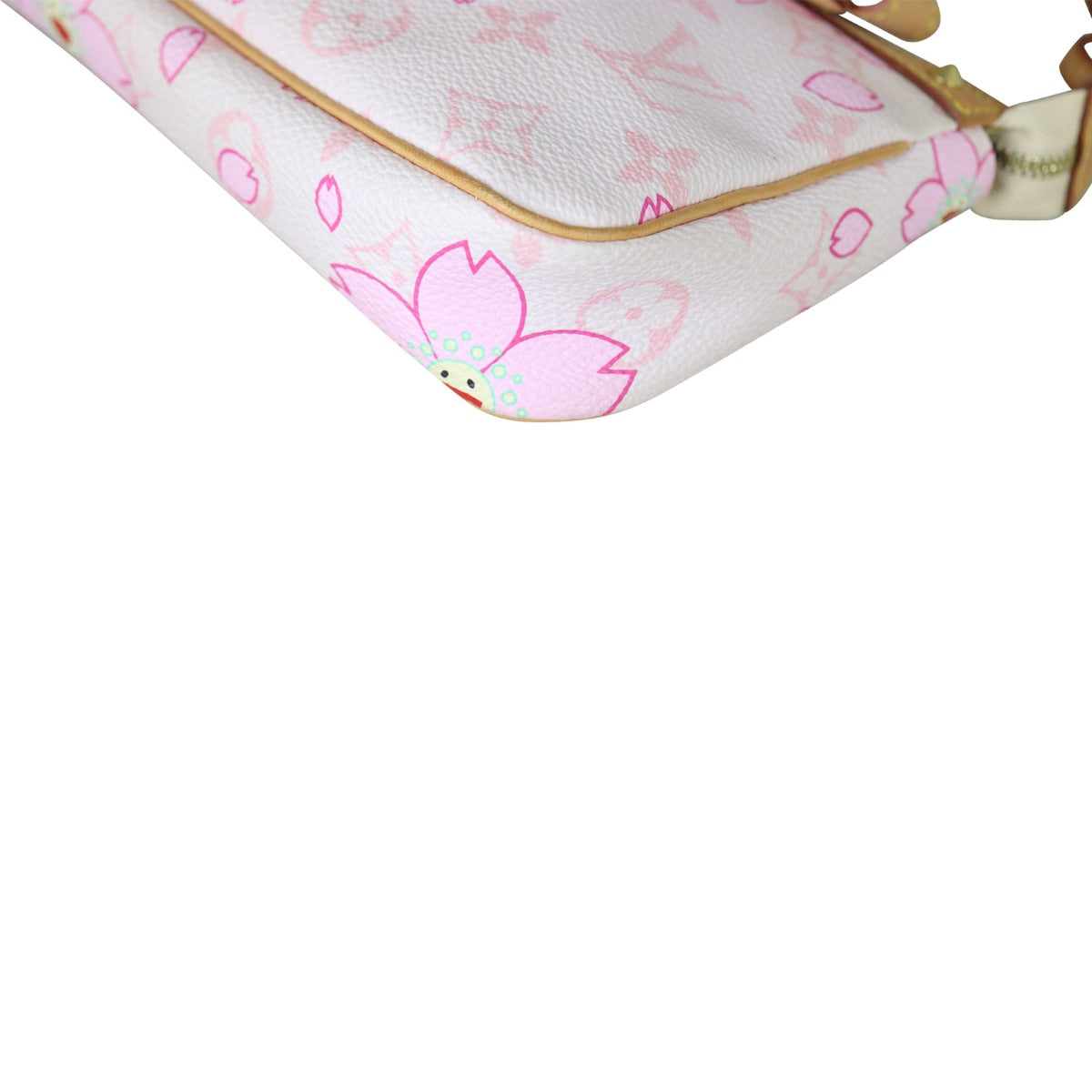 Louis Vuitton Pochette Accessories Cherry Blossom Corner Close Up