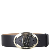 Chanel CC Logo Leather Belt